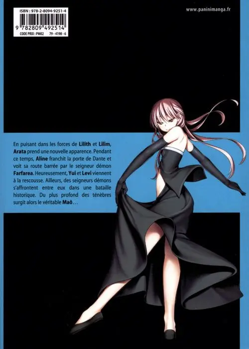 Verso de l'album Trinity Seven 18