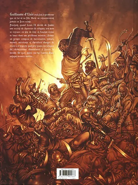 Verso de l'album Chasseurs de reliques Tome 2 La vie éternelle