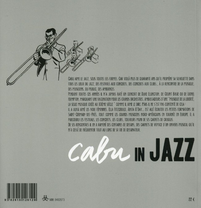 Verso de l'album Cabu in jazz