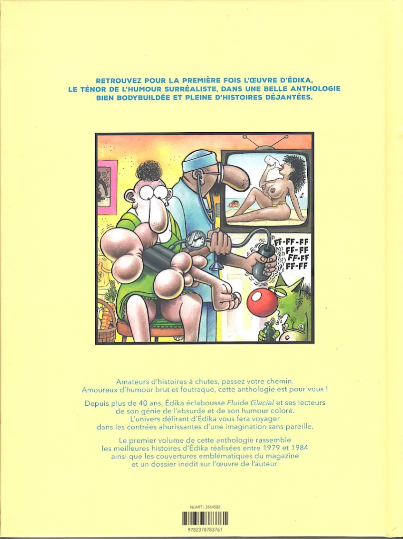 Verso de l'album Anthologie Édika Volume 1 1979>1984