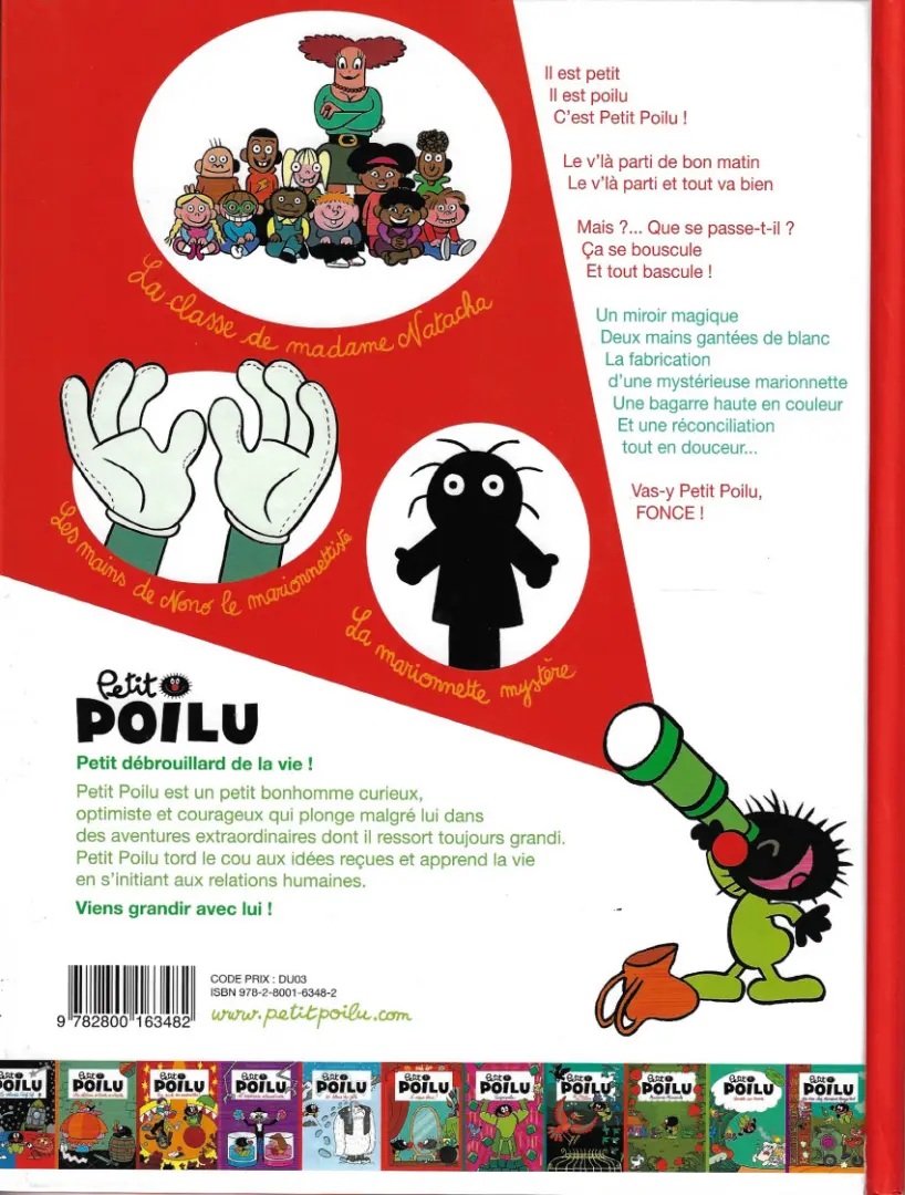 Verso de l'album Petit Poilu Tome 17 À nous deux !