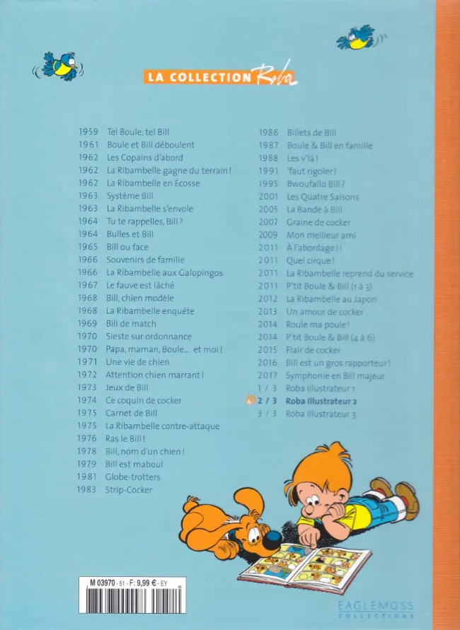 Verso de l'album La Collection Roba Tome 51 Roba illustrateur (2/3)