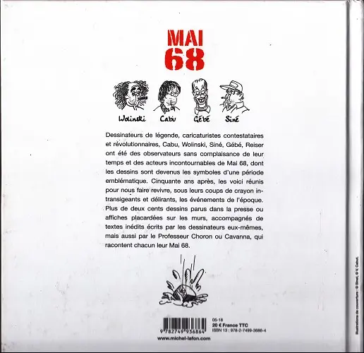 Verso de l'album Mai 68