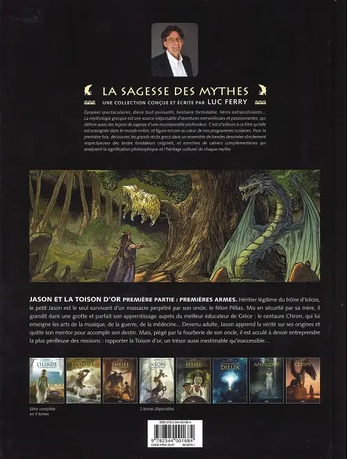 Verso de l'album Jason et la Toison d'Or Tome 1 Premières armes