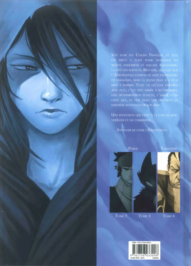 Verso de l'album Le Soufflevent Tome 1 New Pearl - Alexandrie