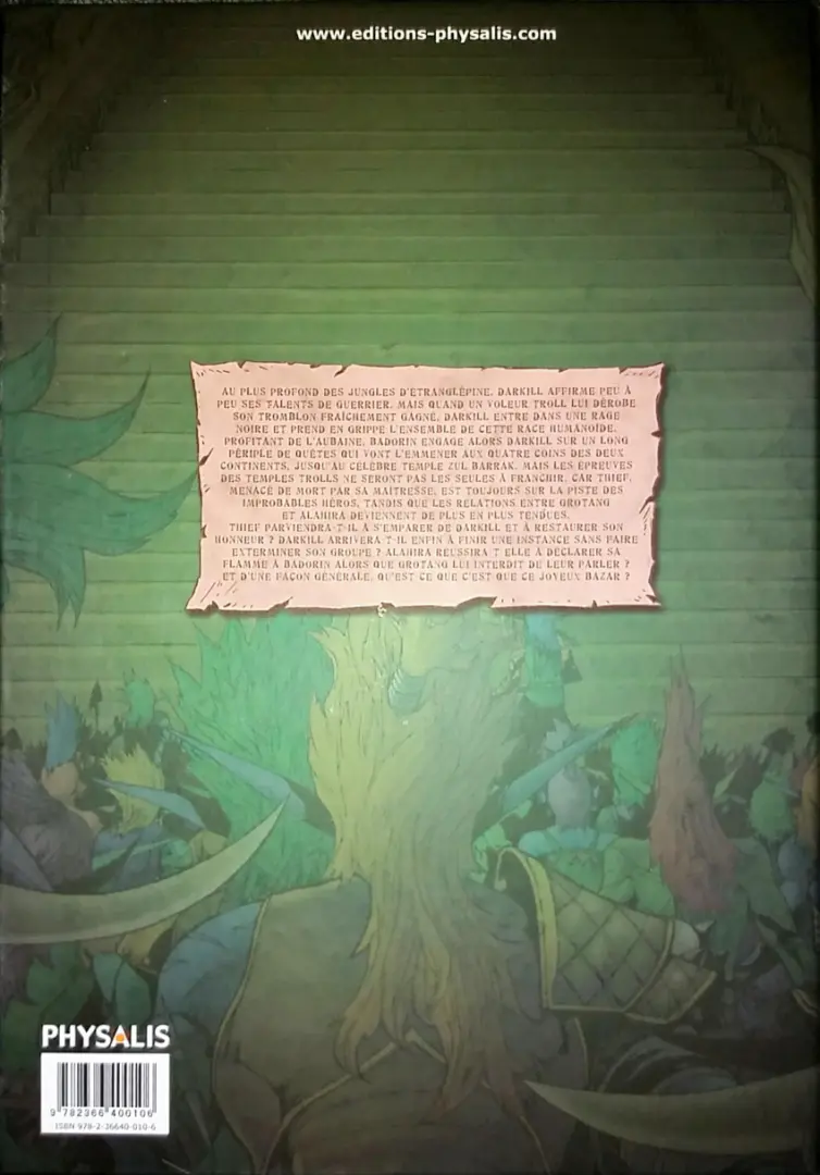 Verso de l'album WaoW Tome 6 Trolls !