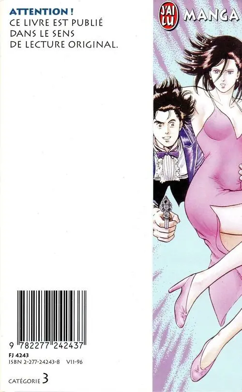 Verso de l'album City Hunter - Nicky Larson 5 Un sur mille