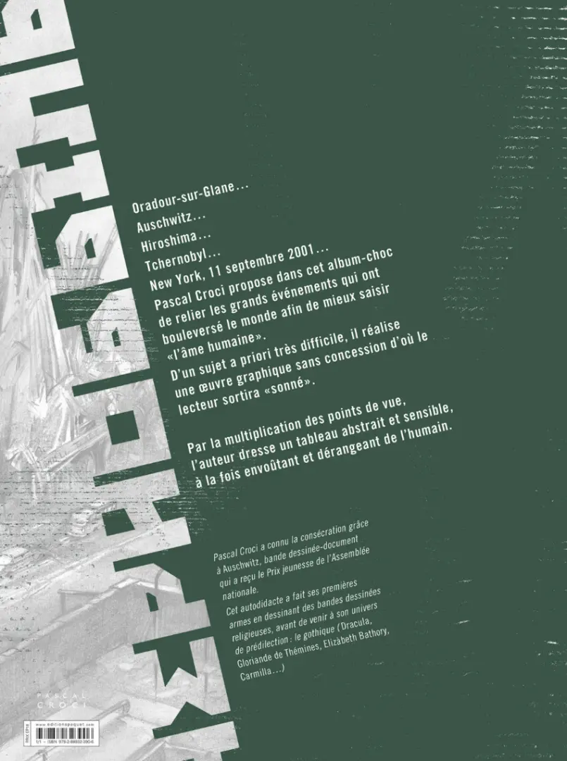 Verso de l'album Tchernobyl