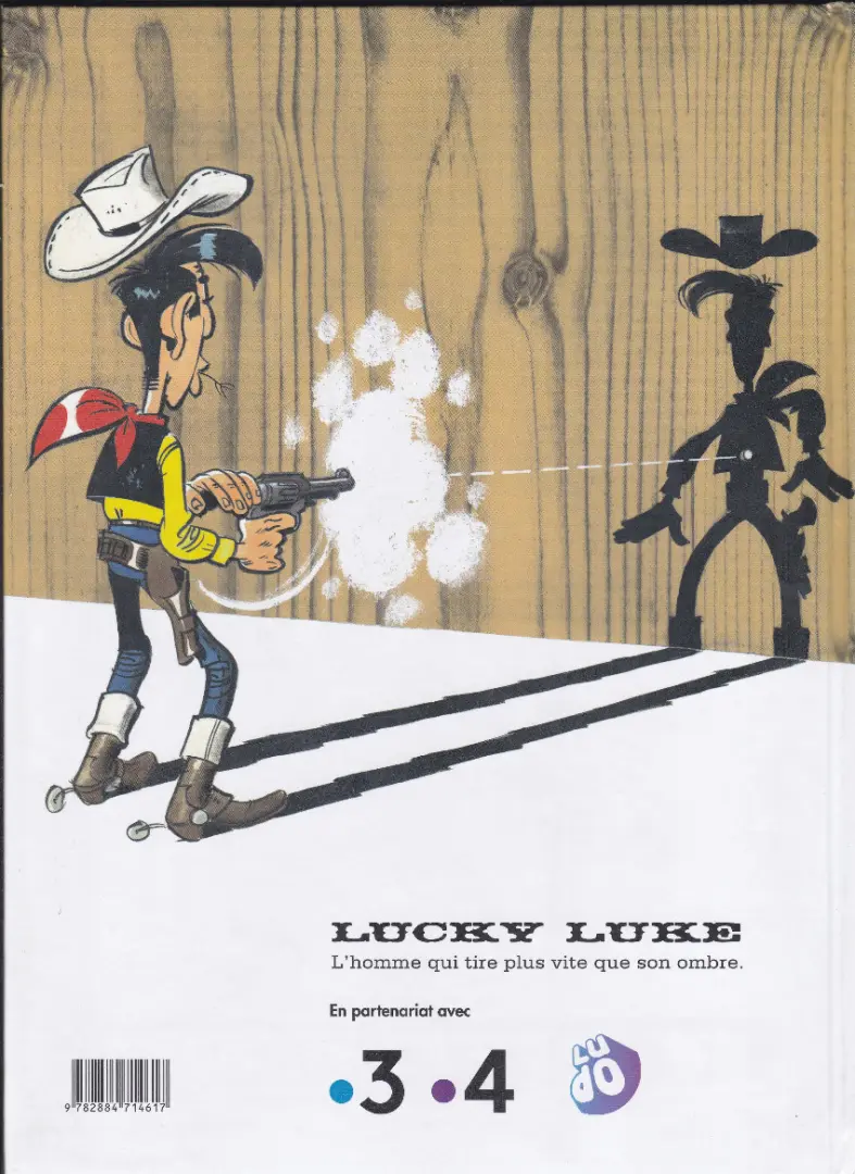 Verso de l'album Lucky Luke Tome 54 La Fiancée de Lucky Luke