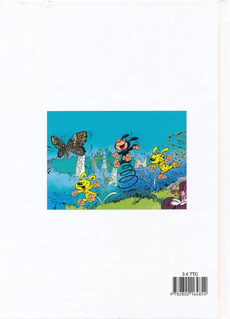 Verso de l'album Marsupilami Tome 9 Le papillon des cimes