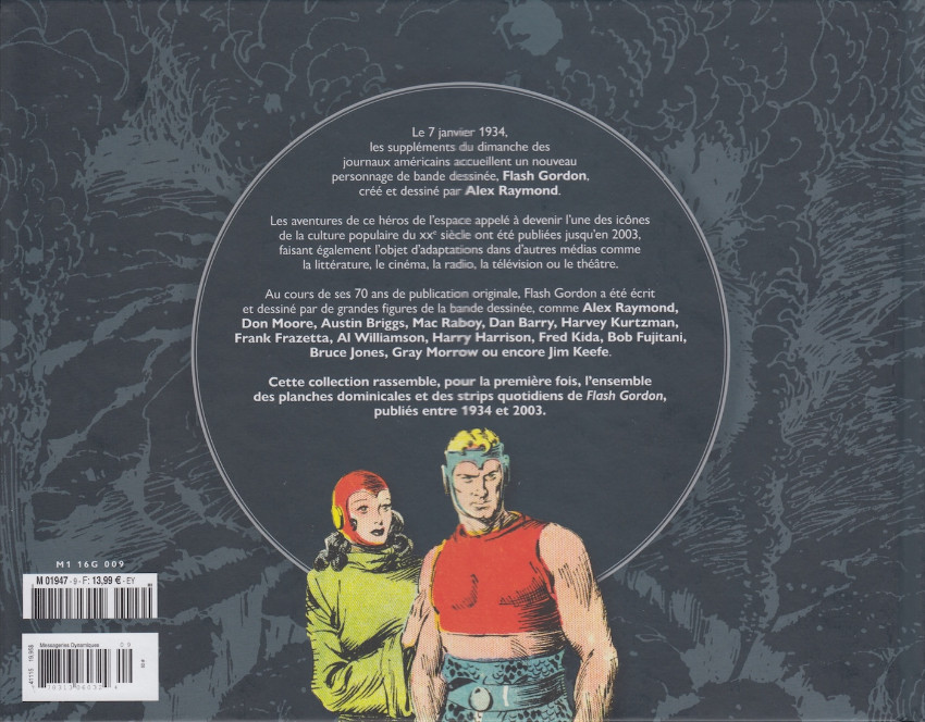Verso de l'album Flash Gordon Tome 9 1954-1956