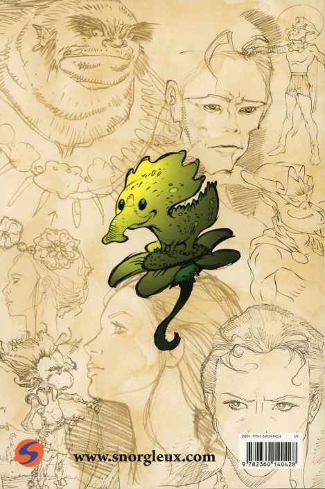 Verso de l'album Carnet d'auteur Bruno Maïorana