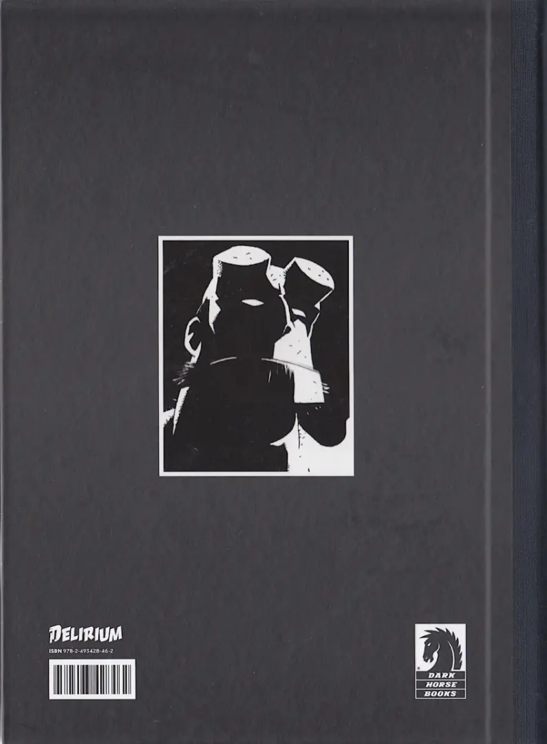 Verso de l'album Hellboy Black & White par Richard Corben