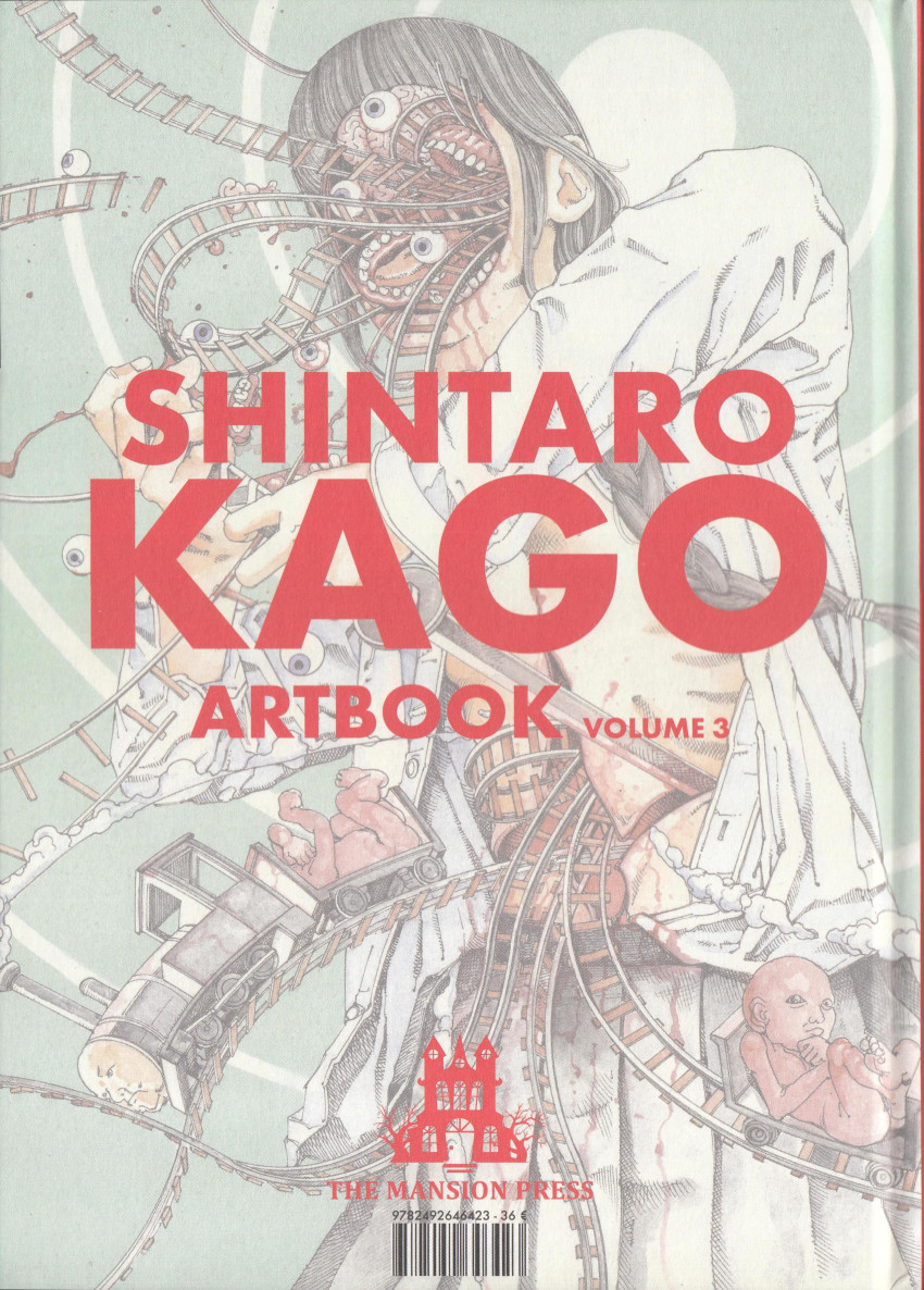 Verso de l'album Shintaro Kago: Artbook Volume 3
