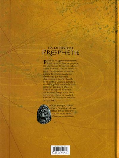Verso de l'album La Dernière prophétie Tome 4 Le Livre interdit