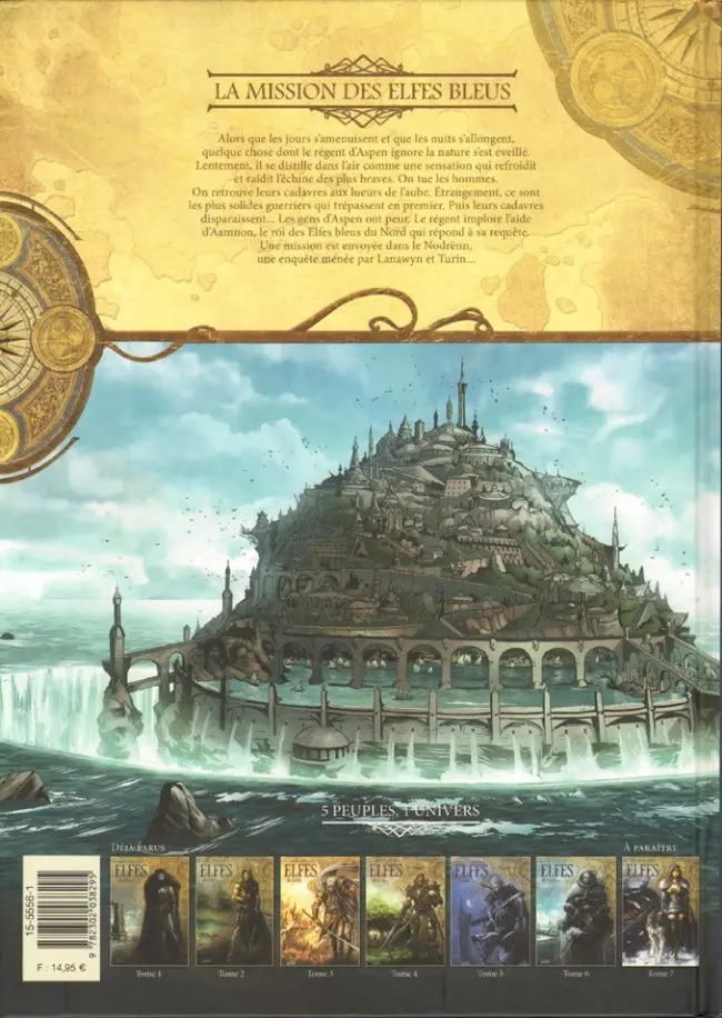 Verso de l'album Elfes Tome 6 La Mission des Elfes bleus