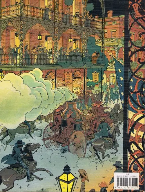 Verso de l'album Une aventure de Jim Cutlass Tome 2 L'Homme de la Nouvelle-Orleans
