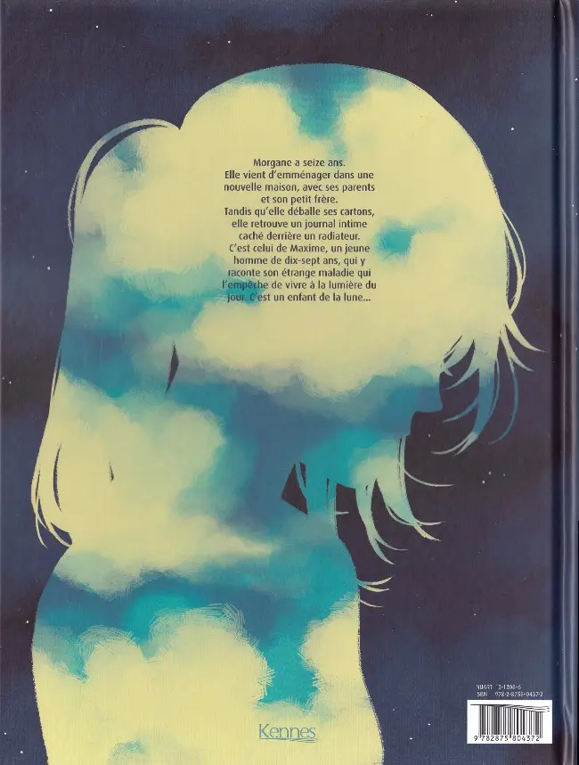 Verso de l'album Journal d'un enfant de lune