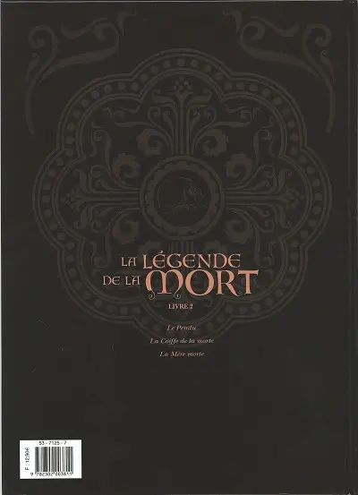 Verso de l'album La Légende de la mort Livre 2
