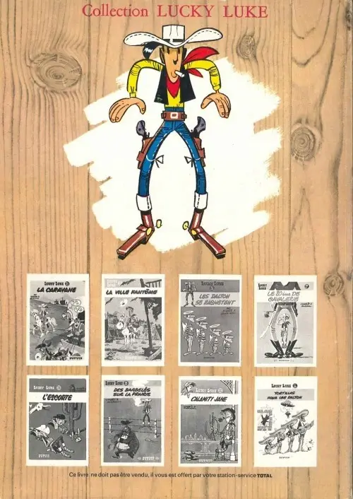 Verso de l'album Lucky Luke Tome 21 Les Collines noires