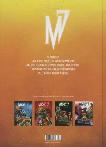 Verso de l'album Magic 7 Intégrale - Cycle 1
