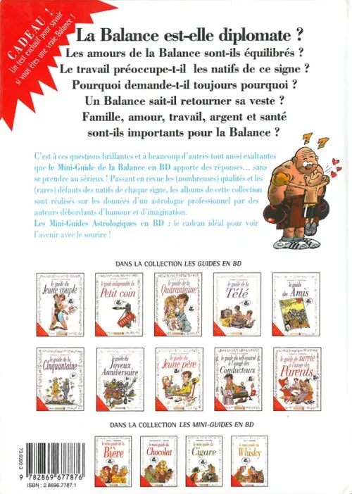 Verso de l'album Le Mini-guide ... Tome 7 Le mini-guide de la Balance