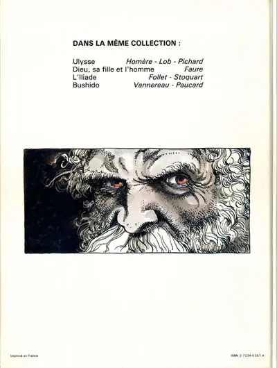 Verso de l'album Moïse