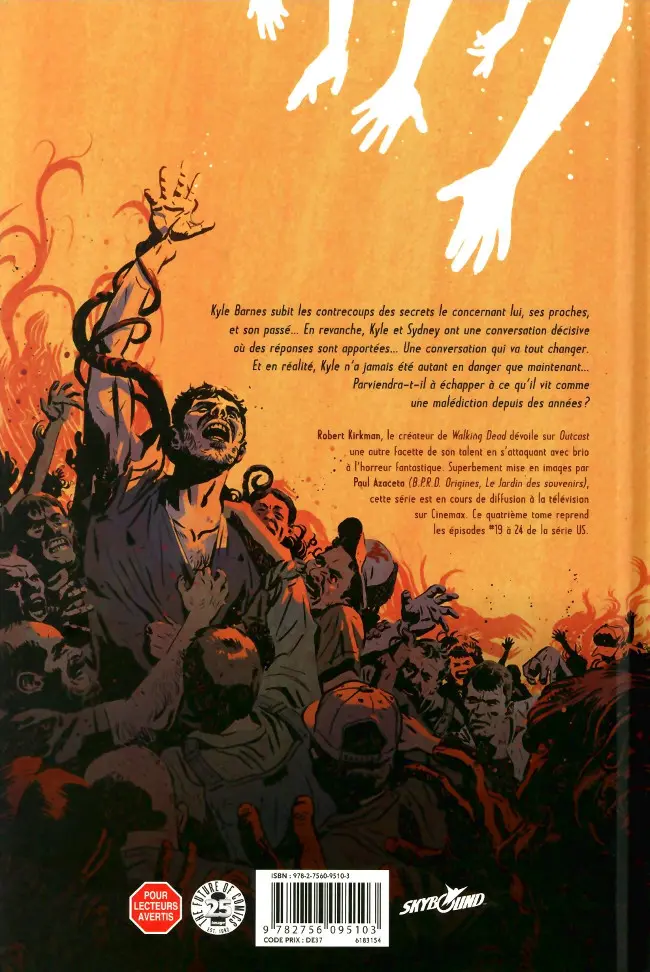 Verso de l'album Outcast Tome 4 Sous l'aile du diable