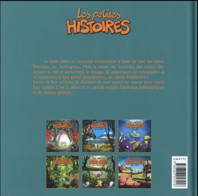 Verso de l'album Les Petites histoires Tome 5 Les petites histoires de la préhistoire