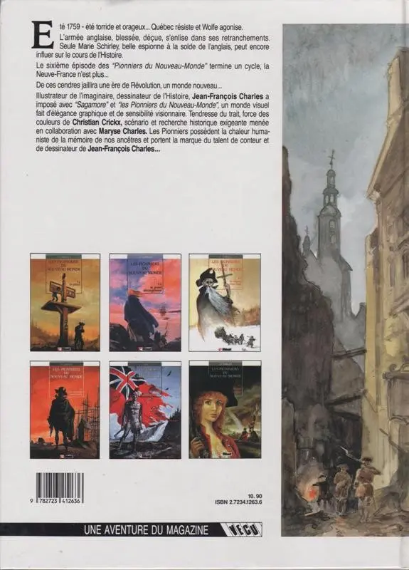 Verso de l'album Les Pionniers du Nouveau Monde Tome 6 La mort du loup