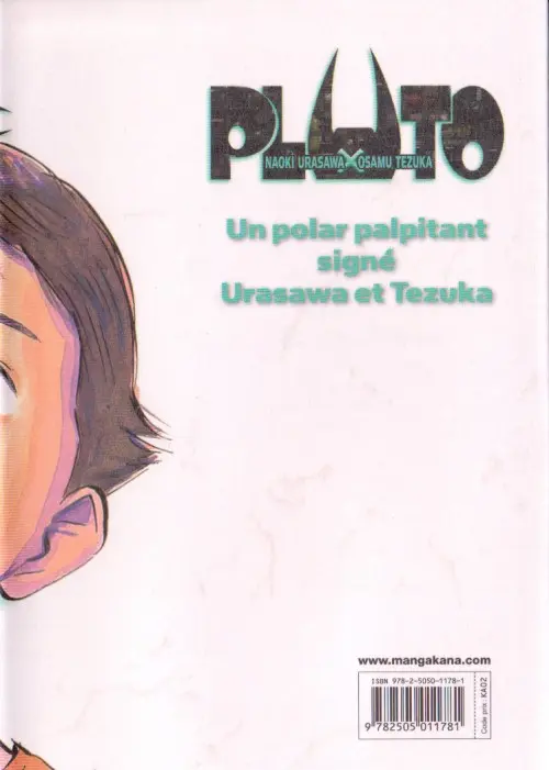 Verso de l'album Pluto 008