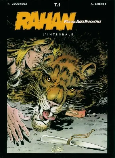 Couverture de l'album Rahan L'Intégrale Tome 1 L'enfance de Rahan...