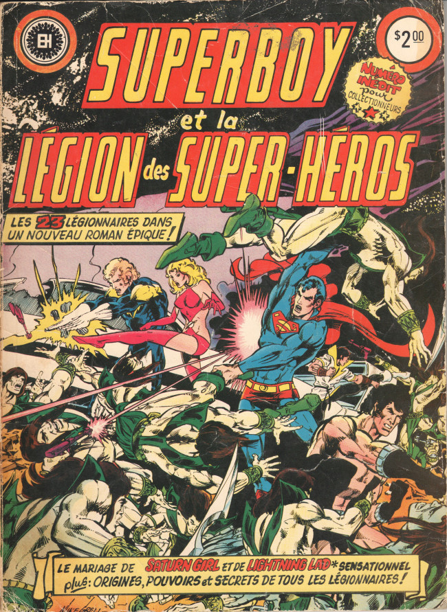 Couverture de l'album Superboy et la légion des super-héros