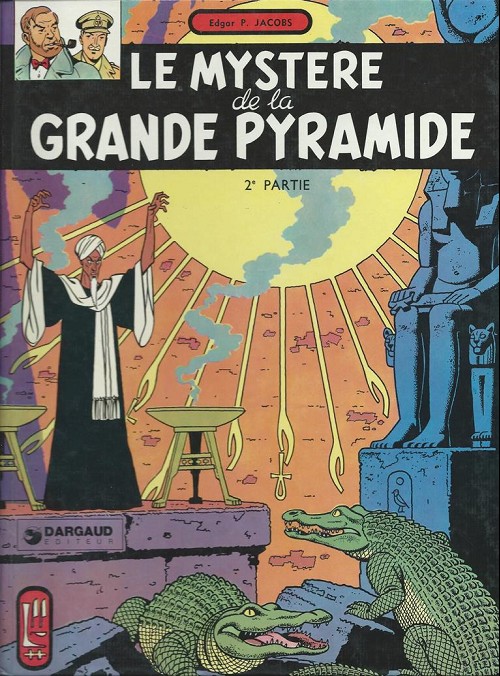 Couverture de l'album Blake et Mortimer Tome 4 Le mystère de la grande pyramide - 2e partie
