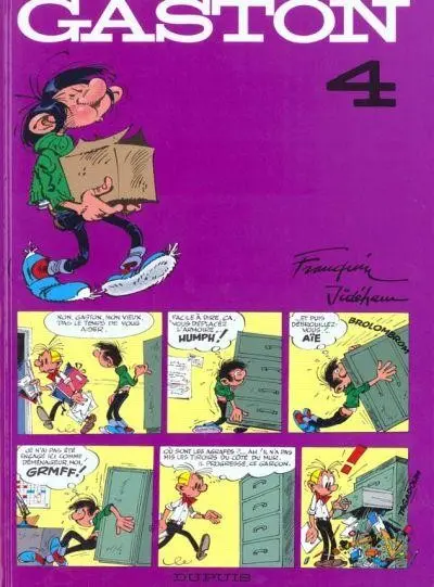 Couverture de l'album Gaston Tome 4 Édition spéciale 40e anniversaire