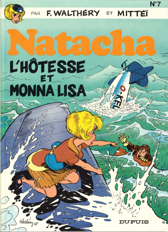 Couverture de l'album Natacha Tome 7 L'hôtesse et Monna Lisa