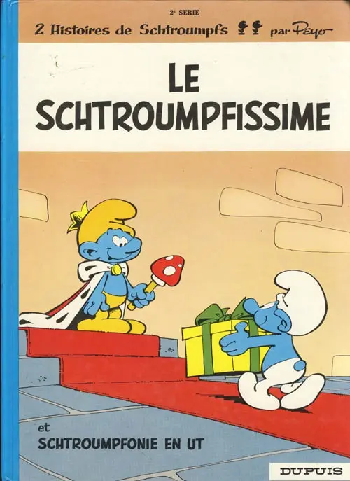 Couverture de l'album Les Schtroumpfs Tome 2 Le Schtroumpfissime (+ Schtroumpfonie en ut)
