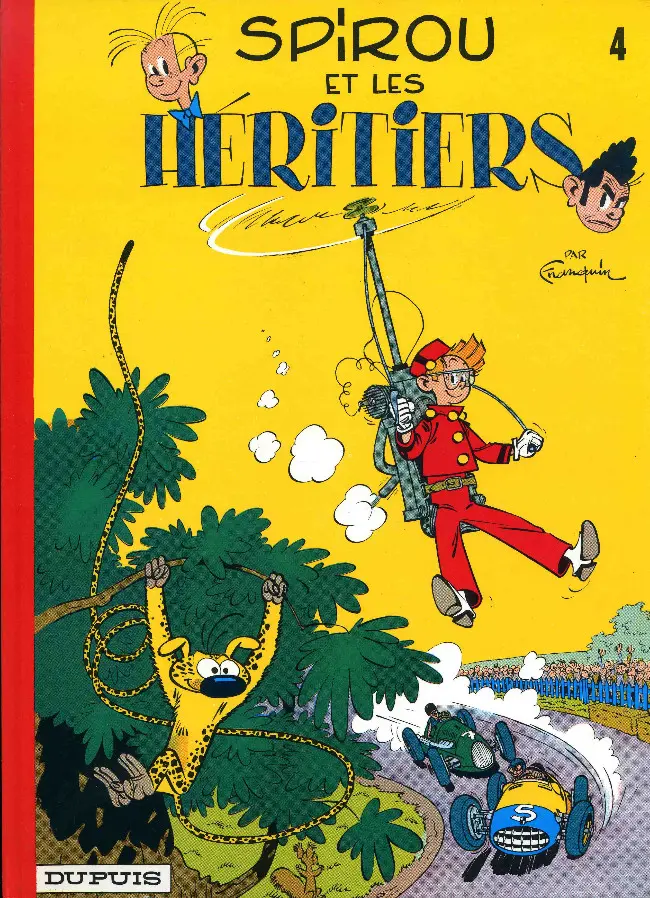 Couverture de l'album Spirou et Fantasio Tome 4 Spirou et les héritiers
