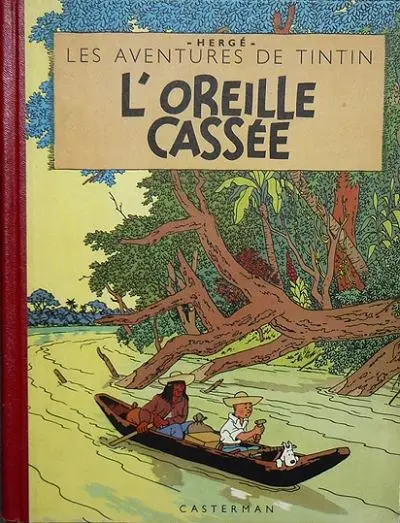 Couverture de l'album Tintin Tome 6 L'oreille cassée