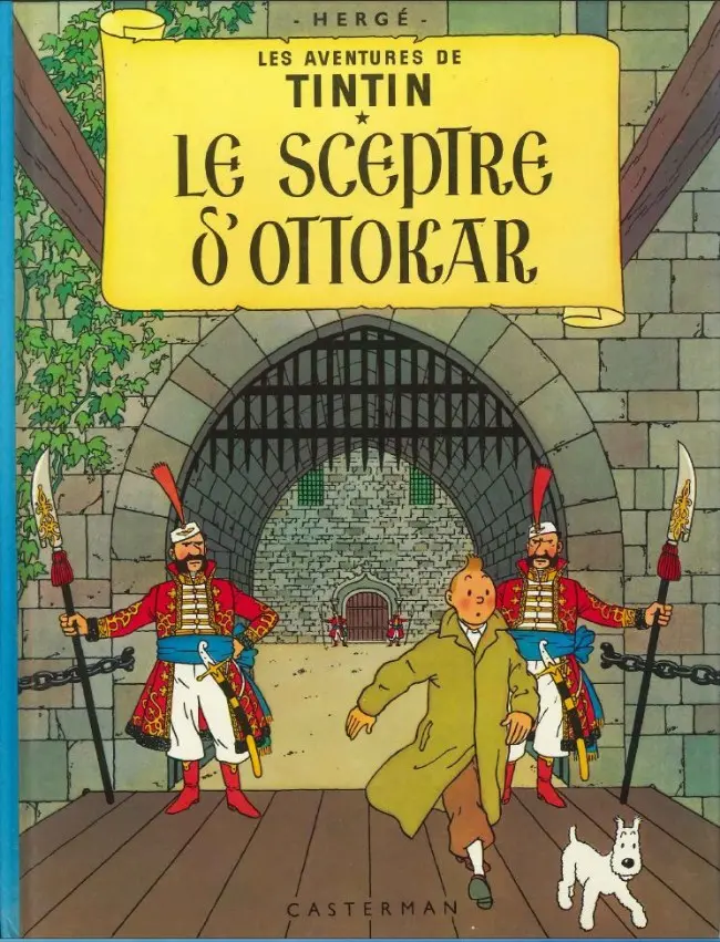 Couverture de l'album Tintin Tome 8 Le sceptre d'Ottokar
