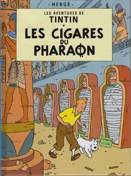 Couverture de l'album Tintin Tome 4 Les cigares du Pharaon