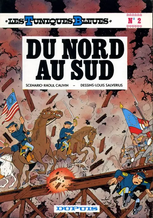 Couverture de l'album Les Tuniques Bleues Tome 2 Du nord au sud