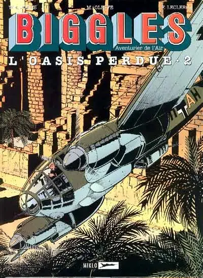 Couverture de l'album Biggles Tome 18 L'oasis perdue-2