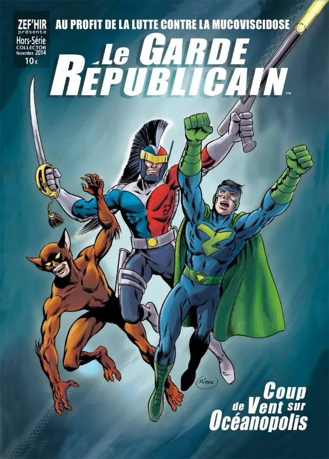 Couverture de l'album Le Garde républicain Coup de vent sur Océanopolis