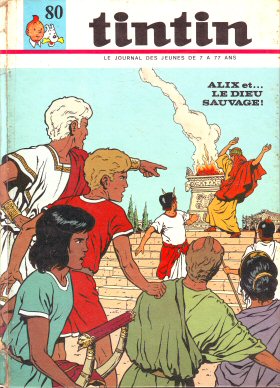 Couverture de l'album Tintin Tome 80 Tintin album du journal (n° 1068 à 1080)
