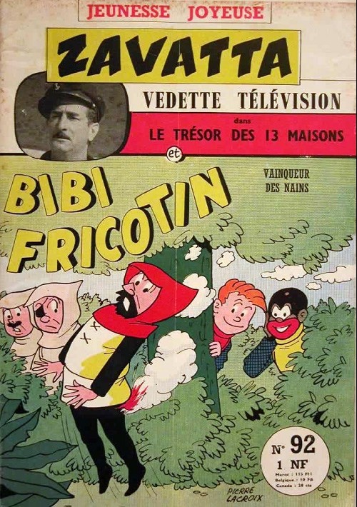 Couverture de l'album Bibi Fricotin Tome 92 Bibi Fricotin vainqueur des nains