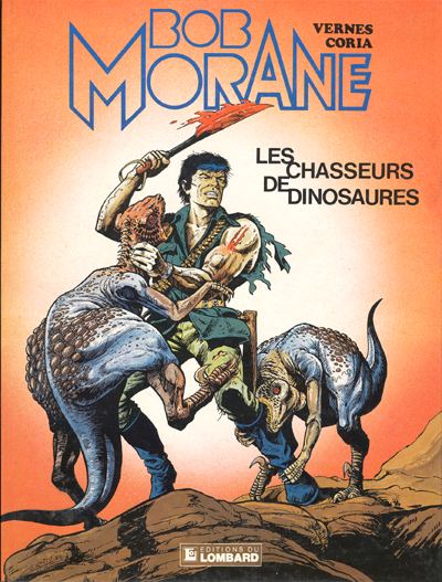 Couverture de l'album Bob Morane Tome 33 Les chasseurs de dinosaures