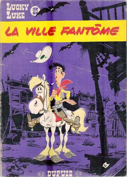 Couverture de l'album Lucky Luke Tome 25 La ville fantôme