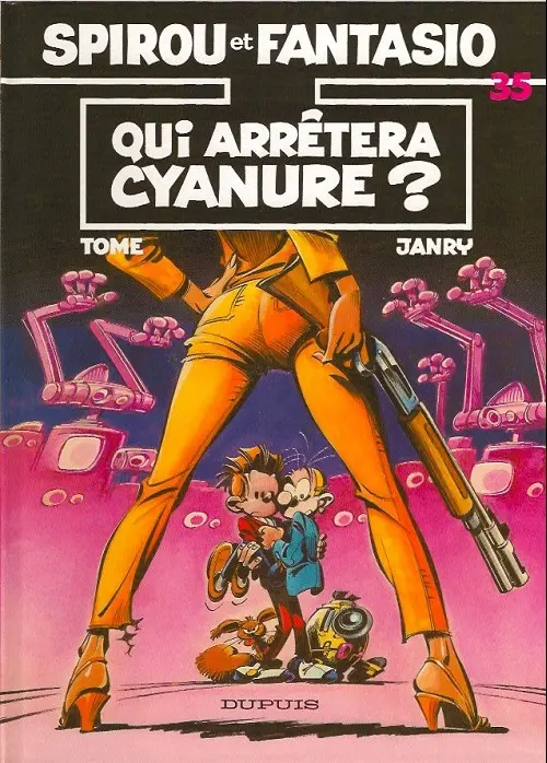Couverture de l'album Spirou et Fantasio Tome 35 Qui arrêtera cyanure ?