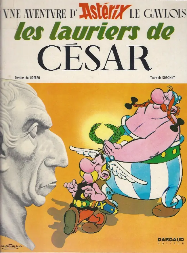 Couverture de l'album Astérix Tome 18 Les lauriers de César